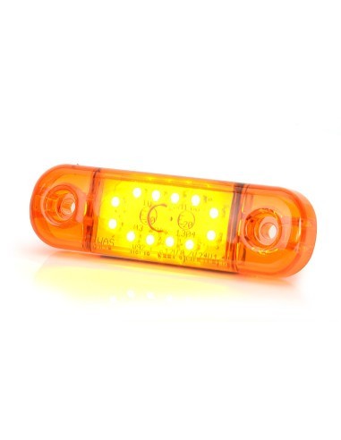 Lampa Gabarit Led 714 W97.3 12V-24V Pozitie Portocaliu Was