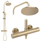 Set dus cu termostat Rea PAROT BRUSHED GOLD