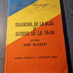 Discursul de la Blaj si scrieri de la 1848 Ion Ratiu