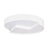 Plafoniera LED Erste Gerd 48W, Alb Mat, 450x85mm, Design Minimalist Modern, Corp Iluminat Interior Eficient, Ideal pentru Living Dormitor Hol IP20