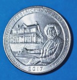 SUA QUARTER DOLLAR 2017 LITERA D DISTRICT OF COLUMBIA FREDERICK DOUGLASS, America de Nord, Nichel