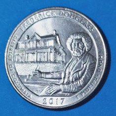 SUA QUARTER DOLLAR 2017 LITERA D DISTRICT OF COLUMBIA FREDERICK DOUGLASS