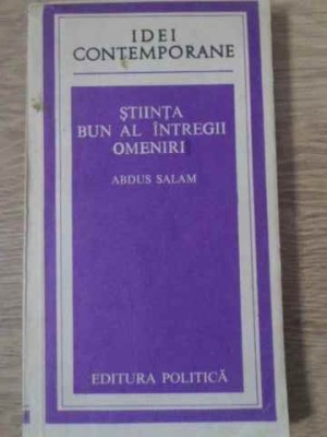 STIINTA BUN AL INTREGII OMENIRI-ASBUS SALAM foto