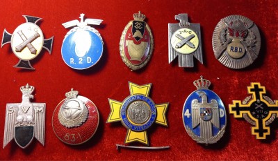 INSIGNE DE REGIMENT 7 ANI. foto