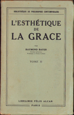 HST 612SP L&amp;rsquo;esthetique de la grace, introduction a l&amp;rsquo;etude ... 1933 foto