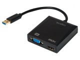 Adaptor USB 2.0/3.0 Negru