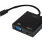 Adaptor USB 2.0/3.0 Negru