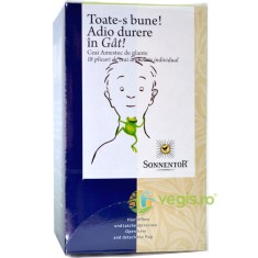 Ceai Toate-s Bune Adio Durere in Gat Ecologic/Bio 18dz