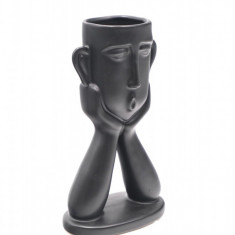 Vaza Moderna din Ceramica, Negru