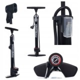 Pompa pentru umflat roti, cu manometru, 38 x 470 mm, Kraft