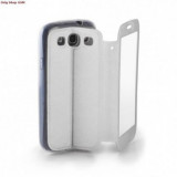 Husa Smart View Albă Compatibilă Apple iPhone 4/4S