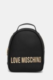 Love Moschino rucsac culoarea negru, mic, cu imprimeu, JC4197PP1NKD0000