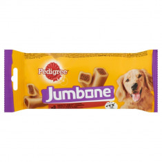 Recompensa pentru Caini de Talie Medie, Pedigree, Jumbone, Vita si Pasare, 180 g, 2 Buc, Recompensa Jumbone Pedigree, Pedigree Baton Jumbone, Jumbone