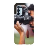 Husa compatibila cu Oppo Reno 4 Lite model Canon Eos, Silicon, TPU, Viceversa, Transparent, Carcasa