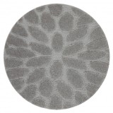 Covor baie SUPREME cerc STONES, pietre, anti-alunecare, moale - gri, cerc 67 cm