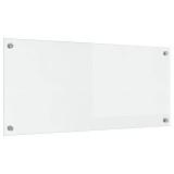 vidaXL Panou de bucătărie Transparent 90 x 40 cm sticlă securizată 42018026