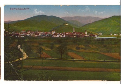 CPIB 23917 CARTE POSTALA - GENGENBACH, GERMANIA, CIRCULATA, 1915, STAMPILE foto