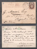 Great Britain 1892 Postal History Rare Old Postcard London D.1093