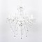 Candelabru, 5 becuri, transparent - 1