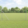 Set de St&acirc;lpi de Gard Argintiu 1.4 x 10 m Oțel galvanizat