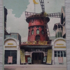 cp Paris Moulin Rouge 1913 - semnată de prof.de drept D. Alexandresco