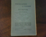 Preocupari literare. Revista Societatii Prietenii Istoriei literare, oct. 1938
