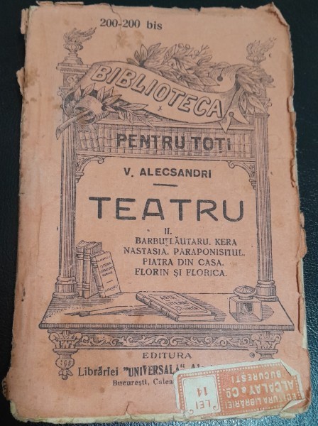 Teatru - V. Alecsandri vol.II