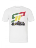 Red Bull Racing tricou de bărbați Sergio Perez white F1 Team 2024 - L