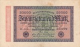 GERMANIA 20.000 marci 1923 VF+!!!