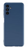Husa din silicon compatibila cu Samsung Galaxy A04S, silk touch, interior din catifea, Albastru inchis