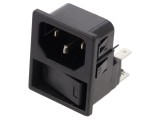 Conector alimentare AC cu switch