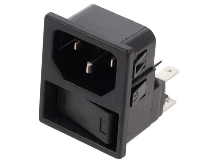 Conector alimentare AC cu switch