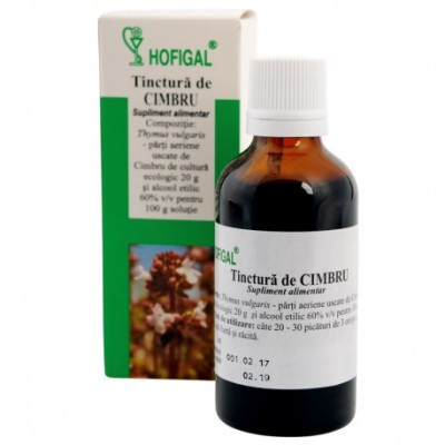Tinctura Cimbru Hofigal 50ml foto