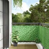 VidaXL Paravan de grădină cu aspect de plantă, verde, 600x75 cm PVC