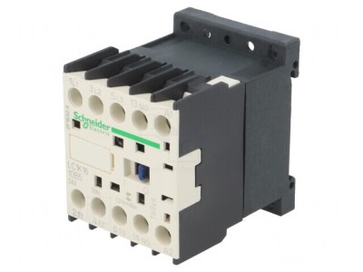 Contactor 3P NO 24VAC 16A 690V LC1K1610B5 foto