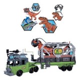 Set Camion de Salvare cu Dinozaur, Figurine si Efecte Sonore, Verde, CMCLASS