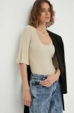 By Malene Birger pulover culoarea bej