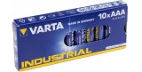 Set 10 baterii VARTA industrial, AAA, LR03 MN2400, 4003211111