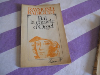 Raymond Radiguet- BAL LA CONTELE D&amp;#039;ORGEL,1992 foto