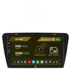 Navigatie Skoda Octavia 3 (2013-2018), Android 12, E-Octacore 2GB RAM + 32GB ROM, 10.1 Inch - AD-BGE10002+AD-BGRKIT026