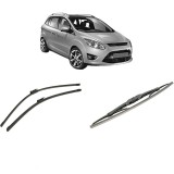 Cumpara ieftin Set 3 stergatoare FORD C-MAX II (DXA/CB7, DXA/CEU) din 2010-2019, pentru parbriz si luneta fata si spate auto, Bosch Twin-Aerotwin, din cauciuc silico