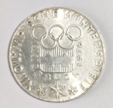 AUSTRIA 100 SILINGI SCHILLING 1976 XII OLYMPISCHE WINTERSPIELE INSBRUCK ARGINT, Europa