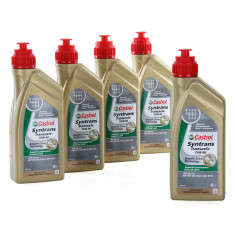 Set 5 Buc Ulei Transmisie Manuala Castrol Syntrans Transaxle 75W-90 1L