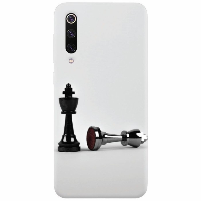 Husa silicon pentru Xiaomi Mi 9, Chess