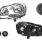 Far VW Polo Hatchback 04.2005-08.2009 TYC partea Dreapta, tip bec H1+H7, culoare rama argintiu