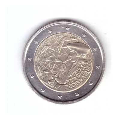 Moneda 2 euro Germania 2022 G Programul Erasmus, stare buna, curata foto