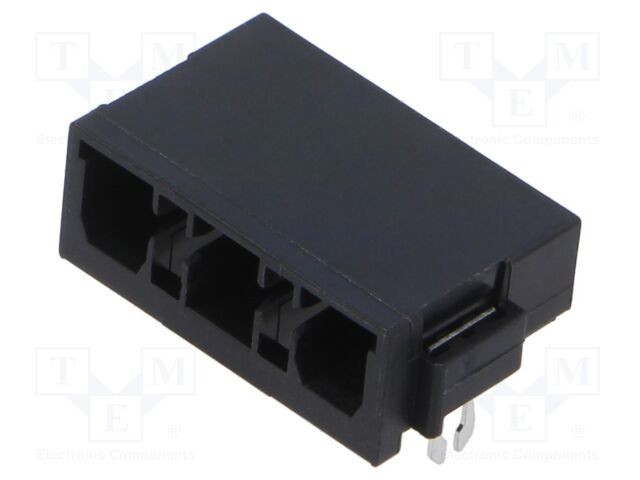 Regletă de conexiuni deconectabilă DEGSON ELECTRONICS 7,62mm 3 piste neagră