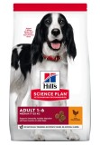 Hill's Science Plan Hrana Caini Adult Talie Medie Pui 14kg pentru Sanatate si Vitalitate