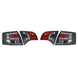 Set stopuri spate tuning lampa Audi A4 (B7) 11.2004-03.2008 Combi, omologare ECE, spate, cu lampa de interior/exterior, led, negru transparent, Stang, Rapid