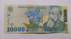 Romania -10000 Lei 1999--STARE F BUNA foto